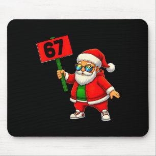 67 ミーム ユーモア 6-7 笑える シックス セブン クリスマス マウスパッド