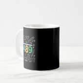 67 ミーム 平方根 4489 スラング 67 数学 先生 ティー コーヒーマグカップ (正面左)