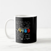 67 ミーム 平方根 4489 計算してね 面白い 誕生日 コーヒーマグカップ (左)