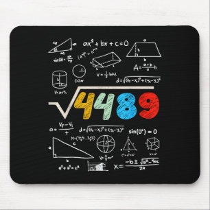 67 ミーム 平方根 4489 計算してね 面白い 誕生日 マウスパッド