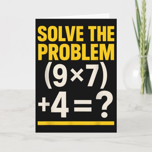 67 ミーム 数学の先生 面白い 学校 6-7 脳が腐る  シ カード (正面)