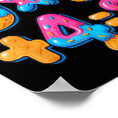 67 ミーム 数学教師 アイスクリーム ドリップ 6 7 Brainrot S ポスター (角)