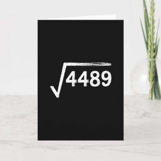 67 ミーム 数学教師 平方根 4489 カード