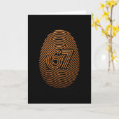 67 ミーム 隠し指紋 ジェネレーションZ アルファ 6 7 1 カード (黄色い花)