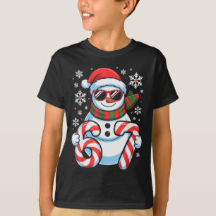 67 ミーム 雪だるま 脳みそ回転 おもしろ クリスマス キッズ 男子 Tシャツ