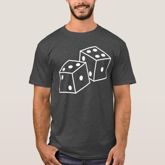 67 ミーム 67 サイコロ Tシャツ (正面)