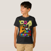 67 ミーム 100 日目の学校 クリエイティブ キッズ 先生 Tシャツ (正面フル)