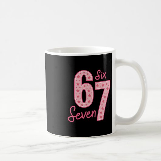 67 ミーム Six Seven 1 コーヒーマグカップ (右)