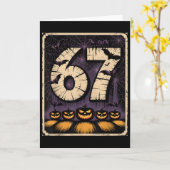 67 ミームTシャツ カード (黄色い花)