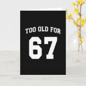 67 メム 笑いすぎ 大人すぎ シックスセブン 先生 親 カード (黄色い花)