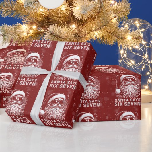 67 メメ おもしろサンタ セブンカウント クリスマス ラッピングペーパー (クリスマス)