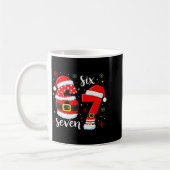 67 メメ 六 七 サンタ 6 7 クリスマス 男子 ギフト コーヒーマグカップ (左)