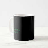 67 メメ Python コード結果 ギーク ユーモア シックス セブン プログラマー コーヒーマグカップ (正面左)