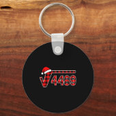 67 メーム クリスマス 平方根 4489 六 七 数学 キーホルダー (正面)