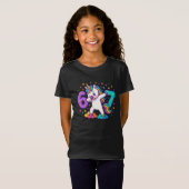 67 ユニコーン シックス セブン 面白い子供グラフィック Tシャツ (正面フル)