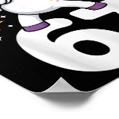 67 ユニコーン ダビング Six Seven ミーム おもしろ ポスター (角)