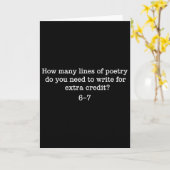 67 ロクナナ Brainrot ジェネレーションアルファ ユーモア 詩 教える カード (黄色い花)