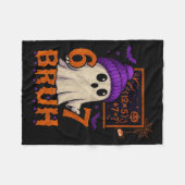 67 先生 ハロウィン ゴースト シックス セブン ミーム 数学の方程式 フリースブランケット (正面(横))
