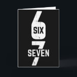 67 六七 ミーム 衣装 数字6と7 メンズ レディース キッズ カード<br><div class="desc">67 衣装 六七 ミーム 数字6と7 メンズ レディース キッズ</div>