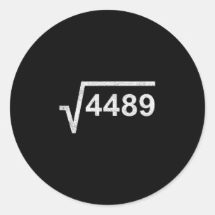 67 六十七 6-7 ミーム 4489 スラング 数学 ラウンドシール