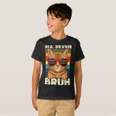 67 動物 面白い 67 ブレインロット 若者 子供 猫 67 Tシャツ (正面フル)