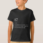 67 定義 Meme Tシャツ (正面)
