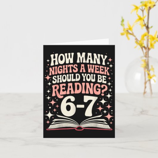 67 教 週に何夜、あなたは再 カード (黄色い花)