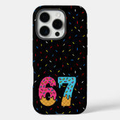 67 楽しいミーム アイスクリーム シックス セブン Gen Alpha Case-Mate iPhoneケース (裏面)