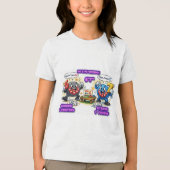 6'7" 生存に欠かせない化学元素 トライブレンドTシャツ (正面)