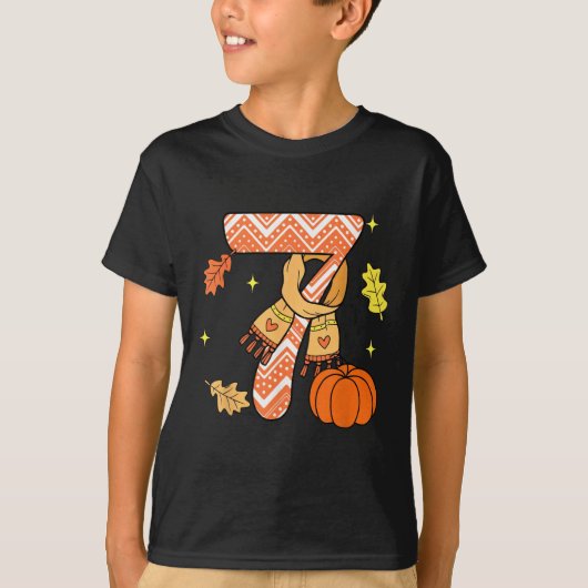 67 秋 オートンプパンプキン面白いミーム シックスセブン Tシャツ (正面)