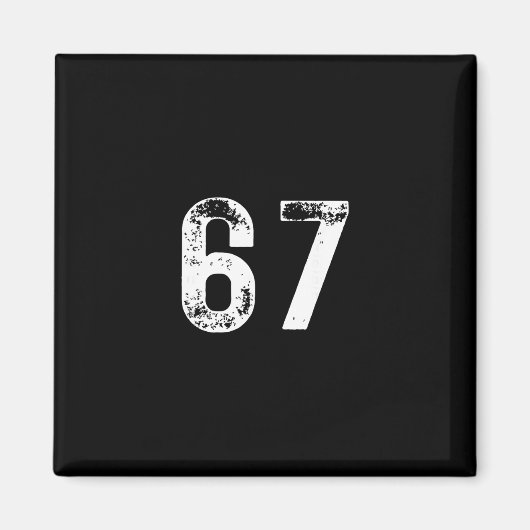 67 - 笑えるミーム マグネット (正面)