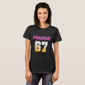 67 野球 ミーム スラング ウイルストレンド  Tシャツ (正面フル)