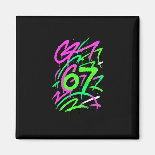 67 隠れたミームトレンド Gen Z アルファ世代 マグネット (正面)