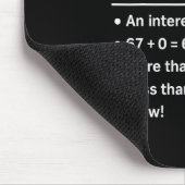 67 面白い事実 - シックス セブン Gen Alpha Z ユーモア マウスパッド (コーナー)