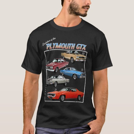 67 1967 68 1968 69 1969 70 1970 1971 GTX EVOLUT Tシャツ (正面)