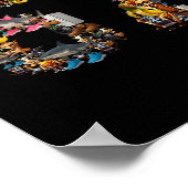 67 6セブン誕生日ミームウイルス性ブイタリアンレイン ポスター (角)