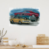 67、68、69カマロスプリント ポスター (キッチン)