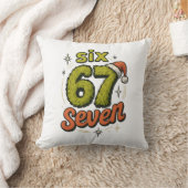 67, 6-7 meme, 6 7 funny, 67 christmas クッション (ブランケット)