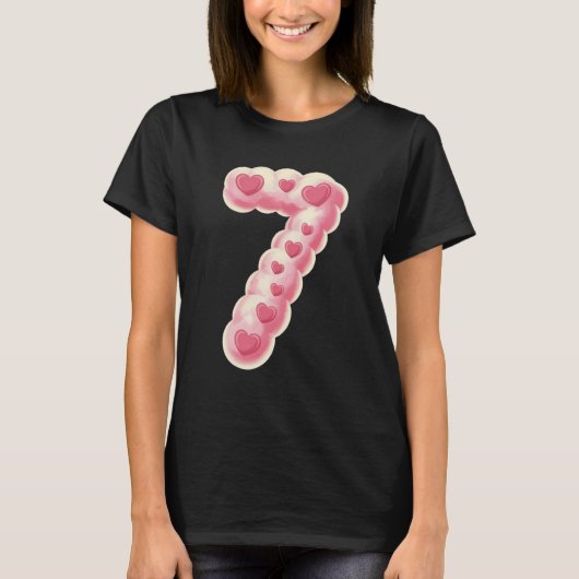 67 7 Kitschy Kawaii 67 Girls Bestie Cute Six Seven Tシャツ (正面)