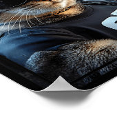 67 And Still Cool Funny Birthday Meme Cat ポスター (角)