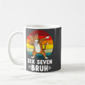 67 Animals Funny 67 Brainrot Youth Kids Cat 67  コーヒーマグカップ (左)