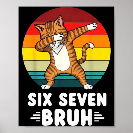 67 Animals Funny 67 Brainrot Youth Kids Cat 67  ポスター (正面)