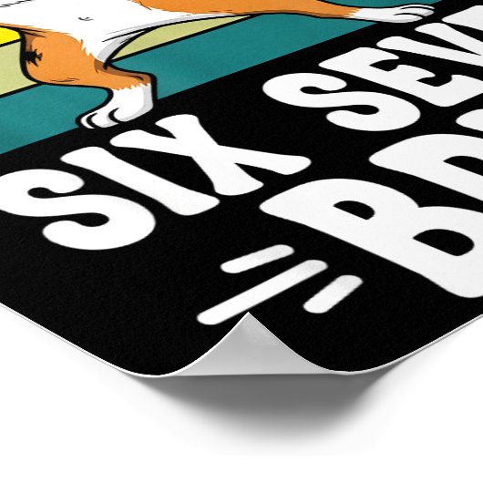 67 Animals Funny 67 Brainrot Youth Kids Dog 67  ポスター (角)