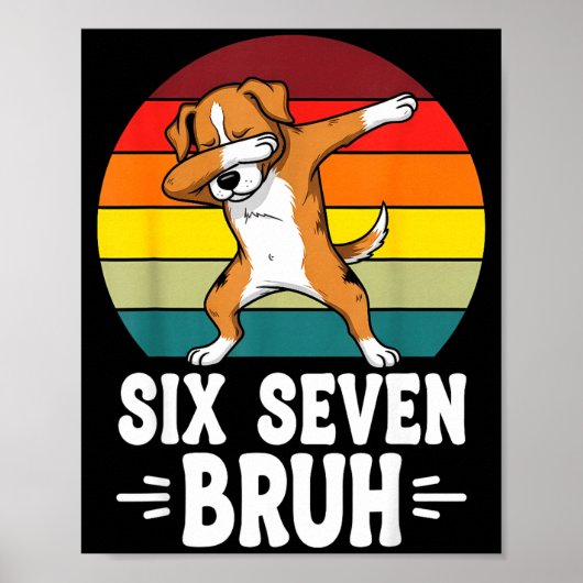 67 Animals Funny 67 Brainrot Youth Kids Dog 67  ポスター (正面)