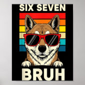 67 Animals Funny 67 Brainrot Youth Kids Dog 67  ポスター (正面)