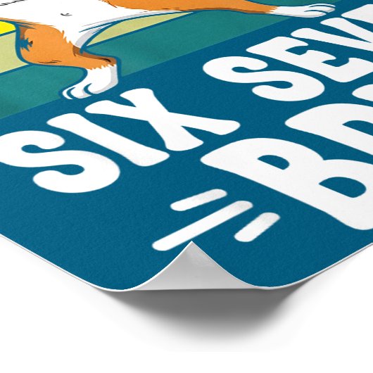 67 Animals Funny 67 Brainrot Youth Kids Dog 67 ポスター (角)