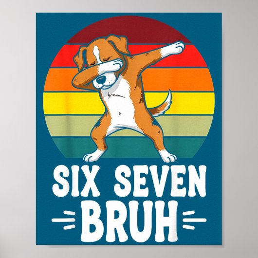 67 Animals Funny 67 Brainrot Youth Kids Dog 67  ポスター (正面)