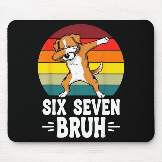 67 Animals Funny 67 Brainrot Youth Kids Dog 67 マウスパッド (正面)