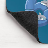 67 Animals Funny 67 Brainrot Youth Kids Shark 67  マウスパッド (コーナー)