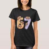 67 Animals Funny 67 Brainrot Youth Kids Sloth 67 Tシャツ (正面)